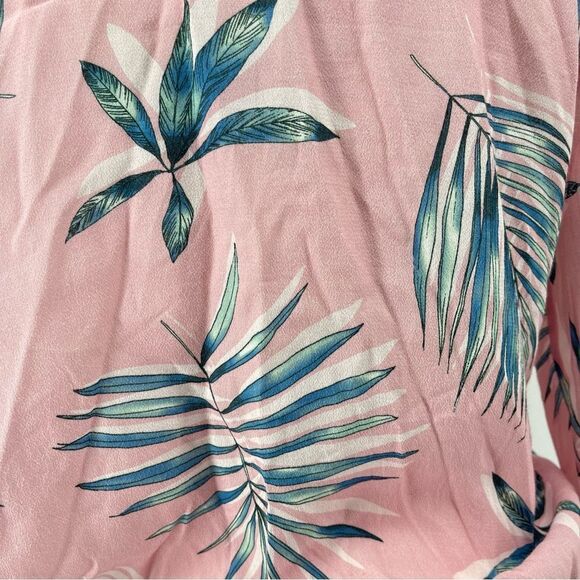 BB Dakota x Steve Madden Palm Before A Storm Pink Blossom Bomber Jacket Small - Picture 15 of 17
